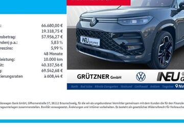 VW Tayron 1.500 km 65.490 &euro; Neubrandenburg 17033
